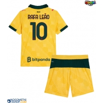 Otroški Nogometni dresi AC Milan Rafael Leao #10 Tretji 2025-26 Kratek Rokav (+ Kratke hlače)